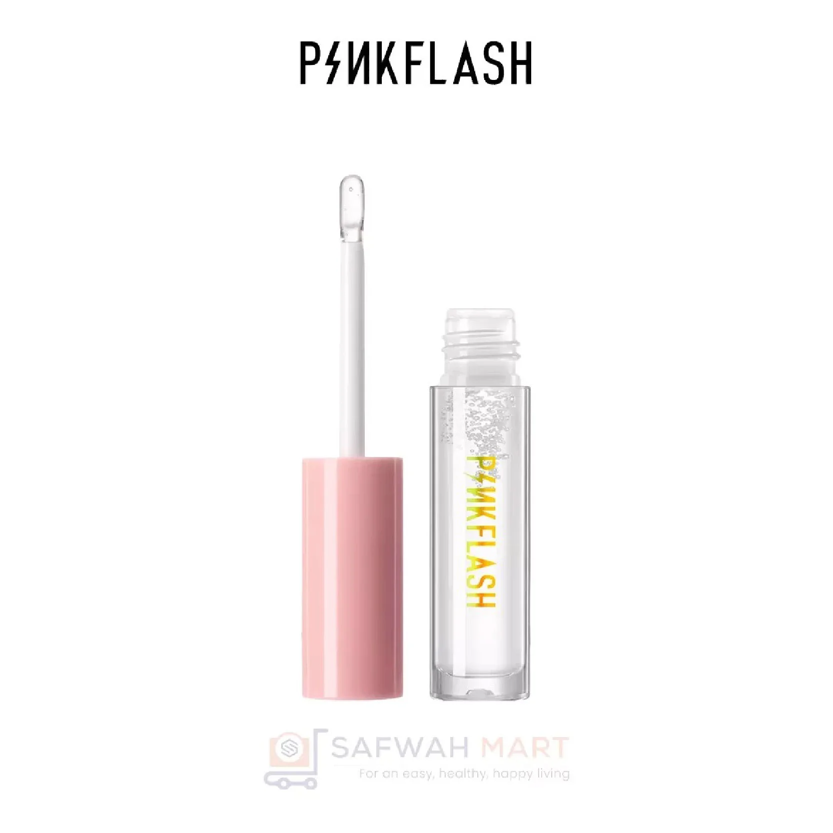 L02-Pink Flash Ever Glossy Moist Lipgloss-C01(River Clear)