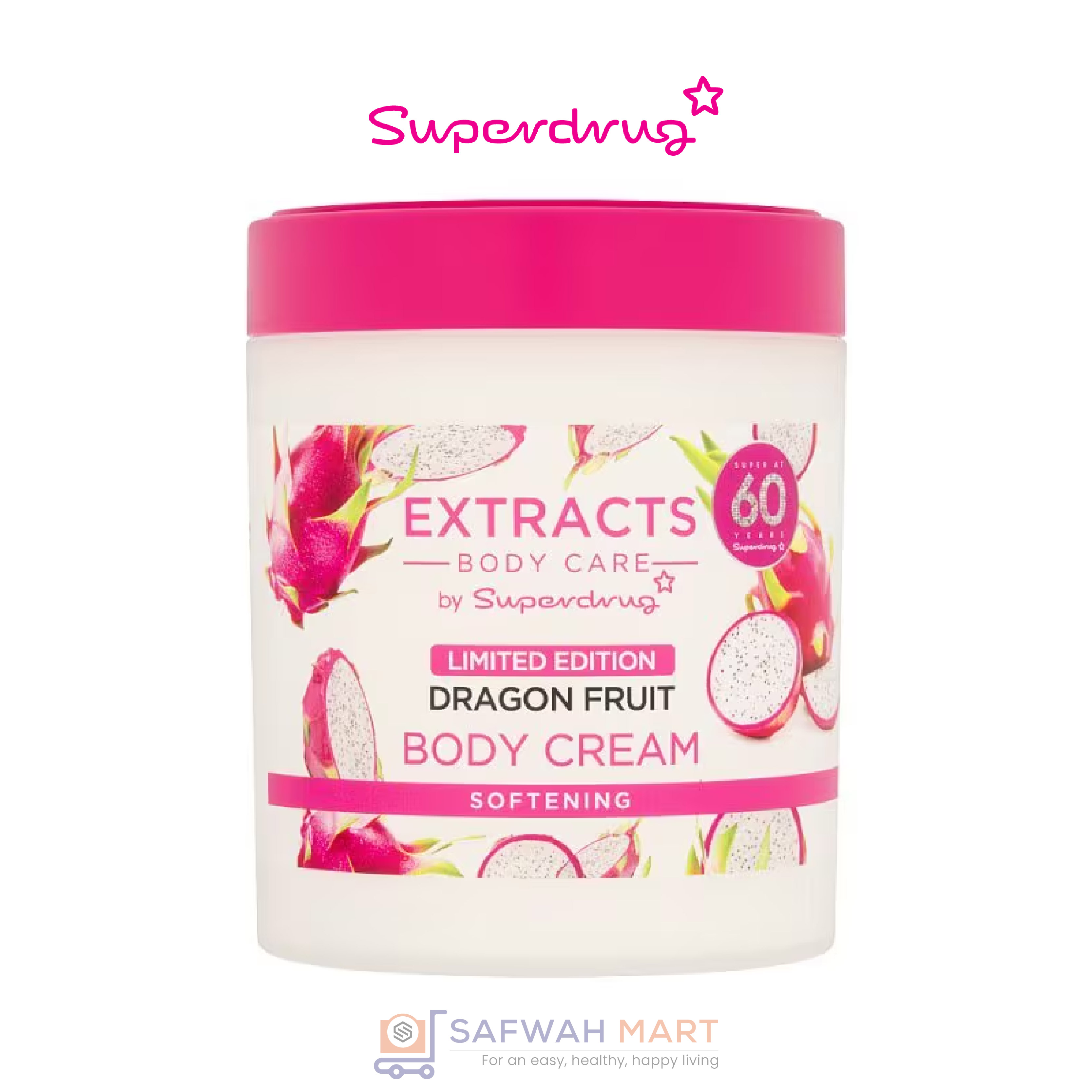 Superdrug Dragon Fruit Body Cream 475 ML