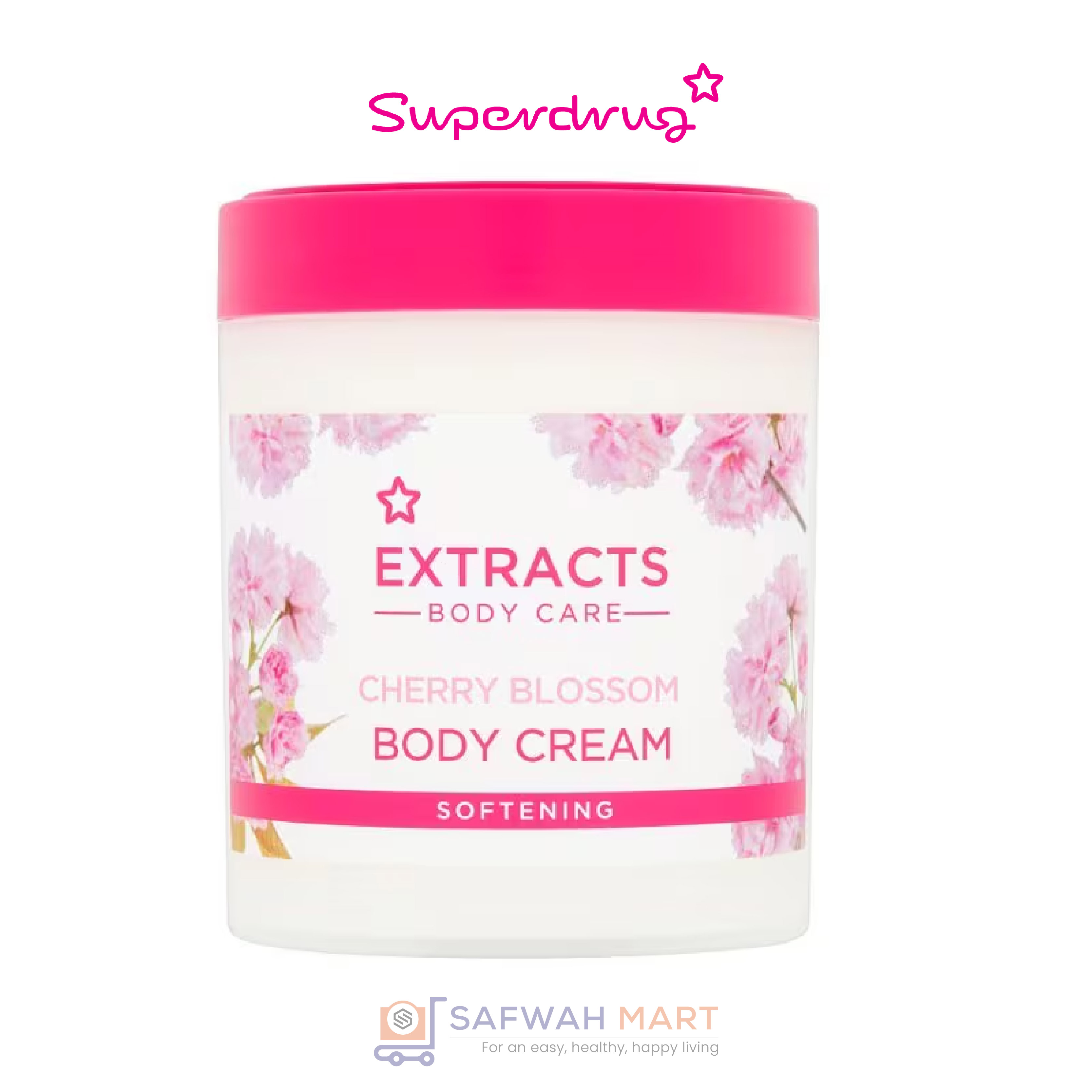 Superdrug Extracts Cherry Blossom Body Cream - 475ML