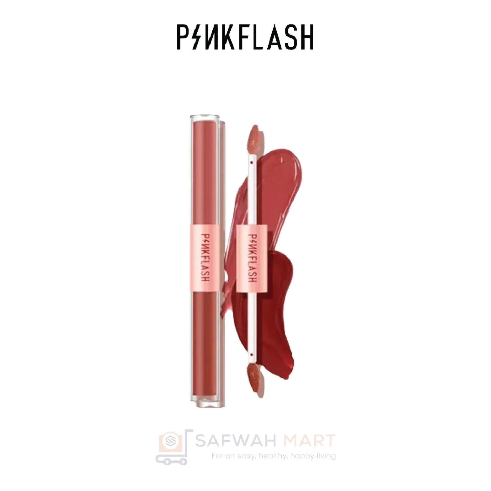 L13 –Pink Flash Duo Liquid Lipstick(M01)