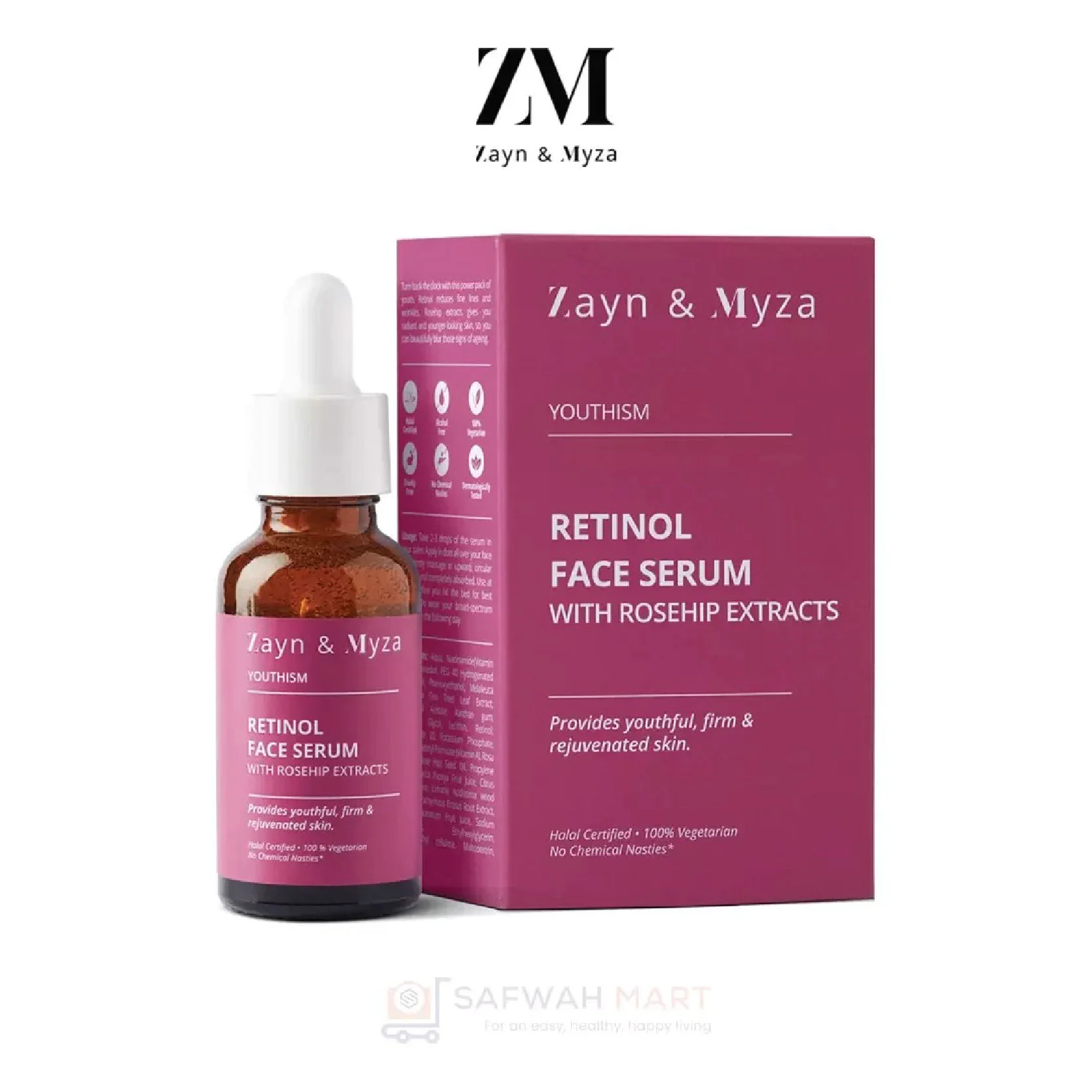 Zayn & Myza Retinol Face Serum with Rosehip Extracts